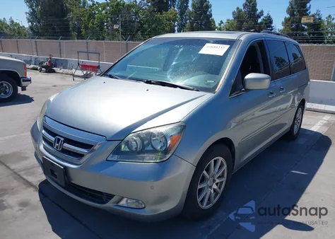 2006 Honda Odyssey Touring из США, поврежденный, VIN 5FNRL38856B110871